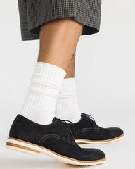 ALVAREZ Black Nubuck Lace-Up Men's Dress Shoe