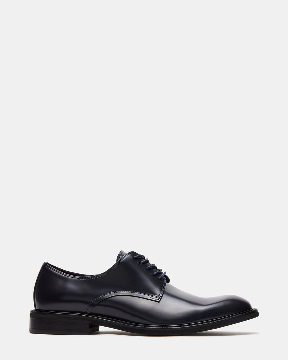 HADAR Navy Box Leather Lace-Up Oxford Dress Shoe | Men's Dress Shoes