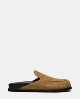 LUCIO Tan Suede Slip-On Men's Casual Clog