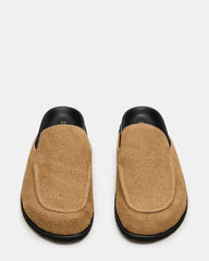 LUCIO Tan Suede Slip-On Men's Casual Clog
