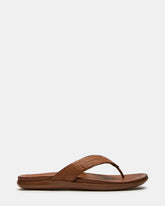 EMMETT Tan Leather Men's Thong Sandal
