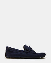 AMALFI Navy Suede Slip-On Men's Casual Loafer