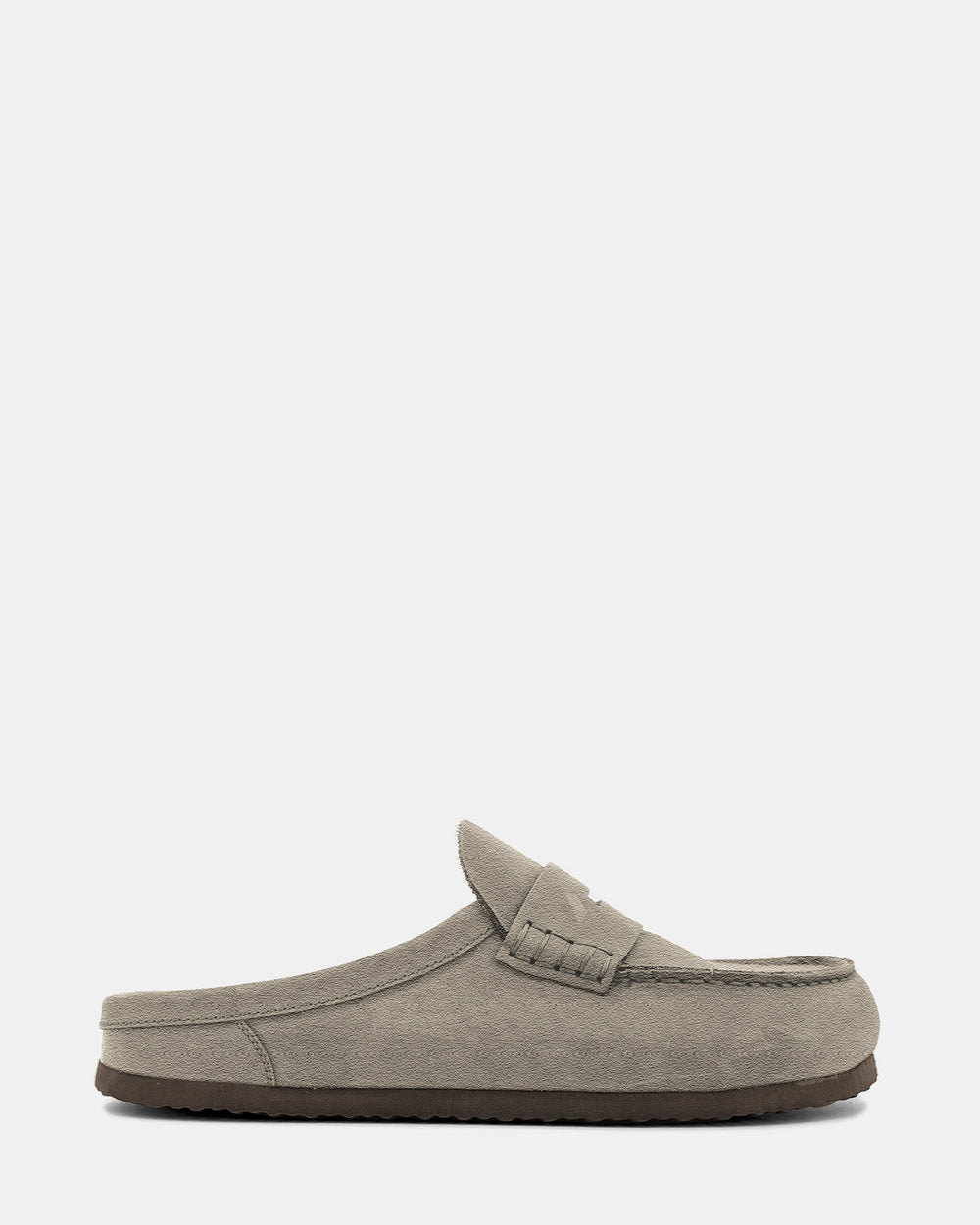 WYATT Taupe Suede Slip-On Clog Men's Casual