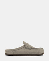 WYATT Taupe Suede Slip-On Clog Men's Casual