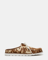 SAILOR Brown White Slip-On Laces Footbed Men's Casual Shoe