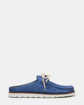 SAILOR Blue Slip-On Laces Footbed Men's Casual Shoe
