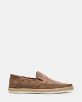 CAYDENN Tobacco Suede Slip-On Espadrille Men's Casual Loafer