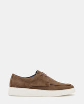 FRANKK Cognac Suede Lace-Up Men's Casual Shoe