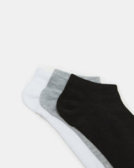 BASIC LOW CUT SOCKS BLACK/WHITE | Men's Multi Pack Low-Cut Socks