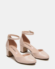 Kids' PRETTYY Blush Patent Girls' Block Heel