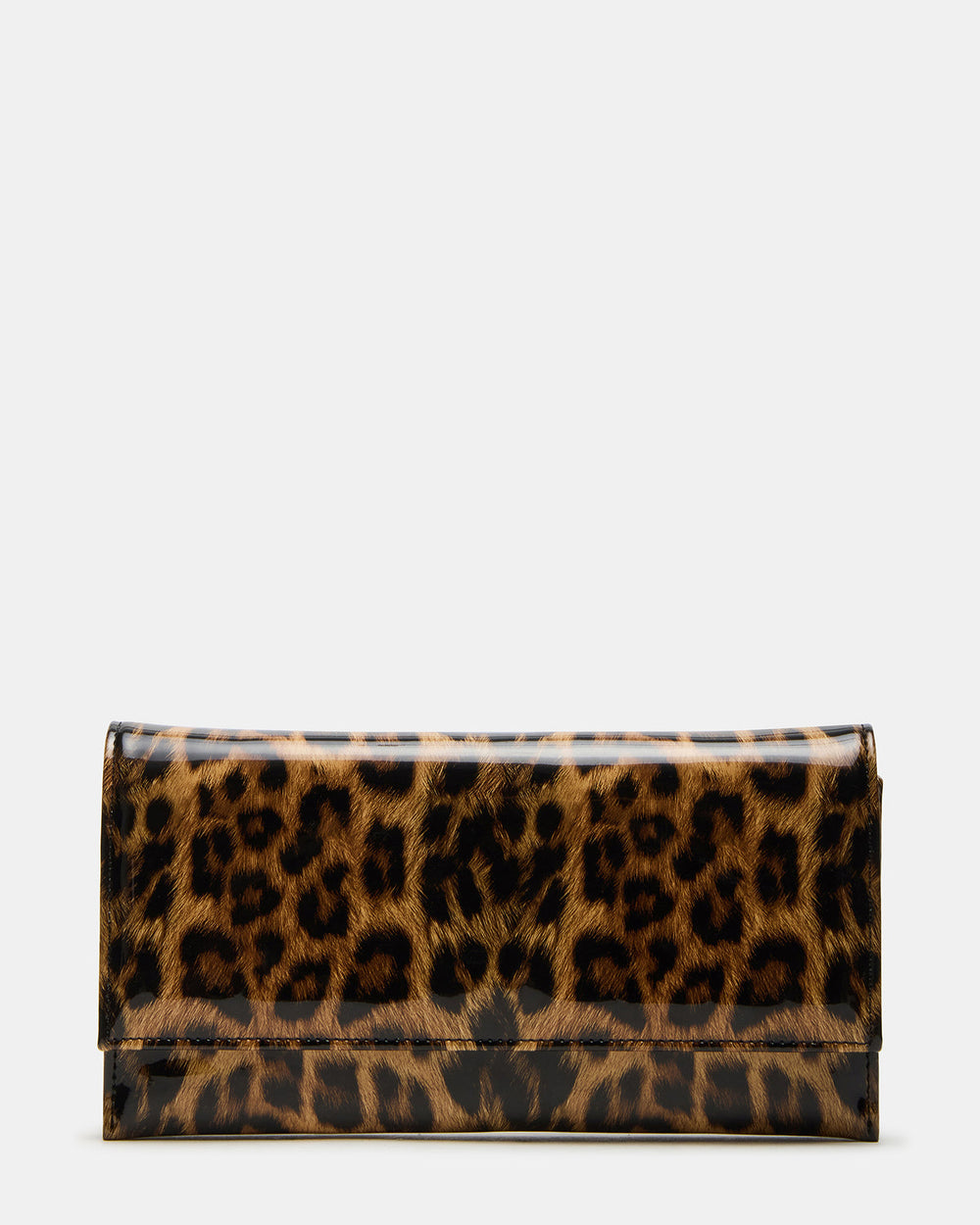 JULIANA Bag Leopard Patent Crossbody Clutch Handbag