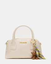MELODIE Bag Bone Crocodile Dome Satchel Top-Handle Crossbody Handbag