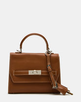 ELLOISE Bag Cognac Structured Mini Crossbody Handbag