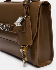 ELLOISE Bag Olive Structured Mini Crossbody Handbag