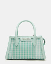 PEACHY Green Multi Women's Mini Top-Handle Mesh Handbag