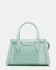 PEACHY Green Multi Women's Mini Top-Handle Mesh Handbag