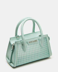 PEACHY Green Multi Women's Mini Top-Handle Mesh Handbag