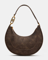LOHAN Bag Brown Structured Hobo Shoulder Handbag