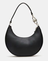 LOHAN Bag Black Structured Hobo Shoulder Handbag
