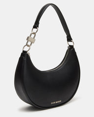 LOHAN Bag Black Structured Hobo Shoulder Handbag