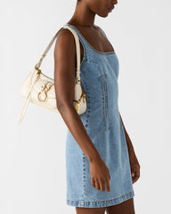 LUXXAR Bag Bone Shoulder Strap Boho-Inspired Handbag