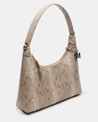 AMARI Bag Sand Snake Shoulder Strap Handbag