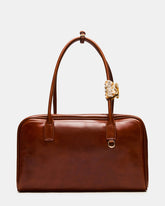 CANDICE Bag Rust Shoulder Strap Box Satchel Handbag