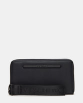 ZIP Wallet Black Zipper Cloure Wristlet Wallet