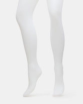 BLAIR SHEER TIGHTS White Women's Footed Sheer Mesh Tights