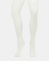 FISHNET Pearl Off-White Women's Footed Tights