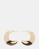 CRESCENT EARRINGS GOLD Women's Earrings