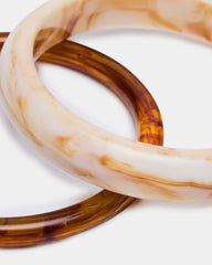 BANGLE BRACELET PACK Natural Women's 2-Piece Bangle Bracelet