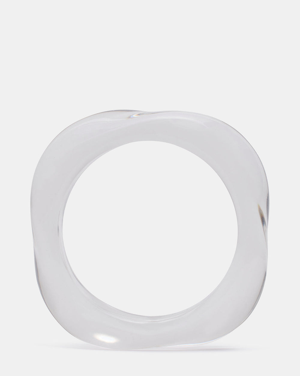 CURVED RETRO BRACELET Clear Women's Bangle Bracelet