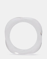 CURVED RETRO BRACELET Clear Women's Bangle Bracelet
