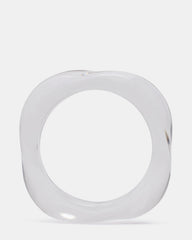 CURVED RETRO BRACELET Clear Women's Bangle Bracelet