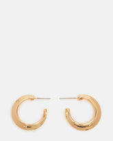 SMALL HOOP EARRINGS GOLD Women's Chubby Small Hoop Earrings