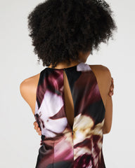 JAIDAN Mesa Rose Maxi Floral Print Flowy Women's Dress