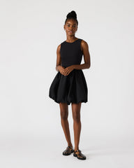 PALERMO Black Women's Mini Bubble-Hem Dress