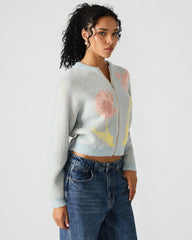 JENA Multi Long-Sleeved Zip-Up Women's Sweater Jacket