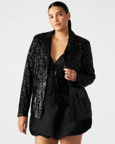 PAYTON Sequin Blazer Black | Women's Blazers