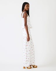 FIORELLA Antique Sleeveless Ruffle Edge Denim Women's Top