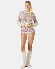 SUZETTE Multi Fair Isle Micro Women's Hot Shorts