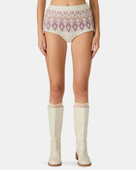 SUZETTE Multi Fair Isle Micro Women's Hot Shorts