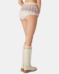 SUZETTE Multi Fair Isle Micro Women's Hot Shorts