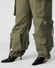 DUO Olive Women's Utility Cargo Pants