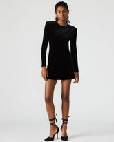 CINDI Velvet Black Women's Mini Skort