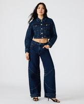 TRE Dark Denim Barrel Women's Jean