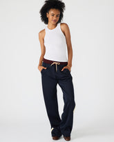 DAISY Midnight Athletic Tie-Front Matching Set Women's Pants