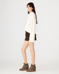 AVIVA Dark Espresso Faux Fur Mini Women's Skirt