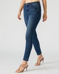 LONA Midnight Blue Denm Skinny Women's Jeans